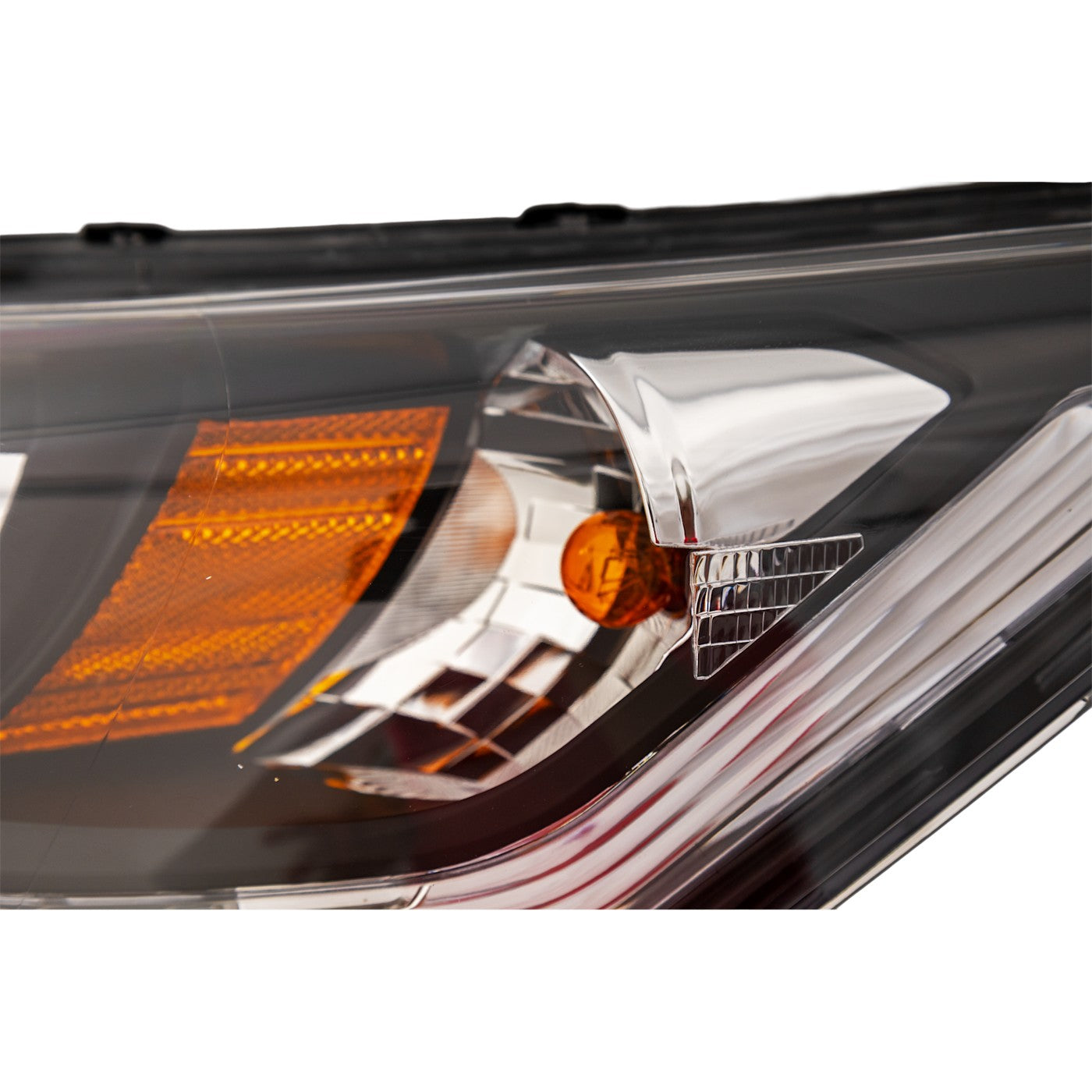 Driver Side Headlight For Honda Accord 2013-2015 Sedan 4 Cyl Halogen w/ Bulb(s)
