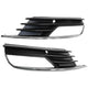 Fog Light Trim For 2015-2016 Audi A3 Set of 2 Driver and Passenger Side