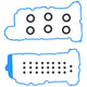 Valve Cover Gasket Kit For 2010-2016 Chevrolet Equinox 3.0 3.6L LT LTZ