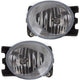 Clear Lens Fog Light Set For 2009-2011 Honda Pilot Driver and Passenger Side