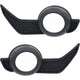 Fog Light Trim Set For 2014-18 Toyota 4Runner Left & Right w/Fog Light Hole 2Pc