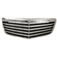 Grille For 2007-2009 Mercedes Benz E350 E550 Chrome Shell w/ Black Insert