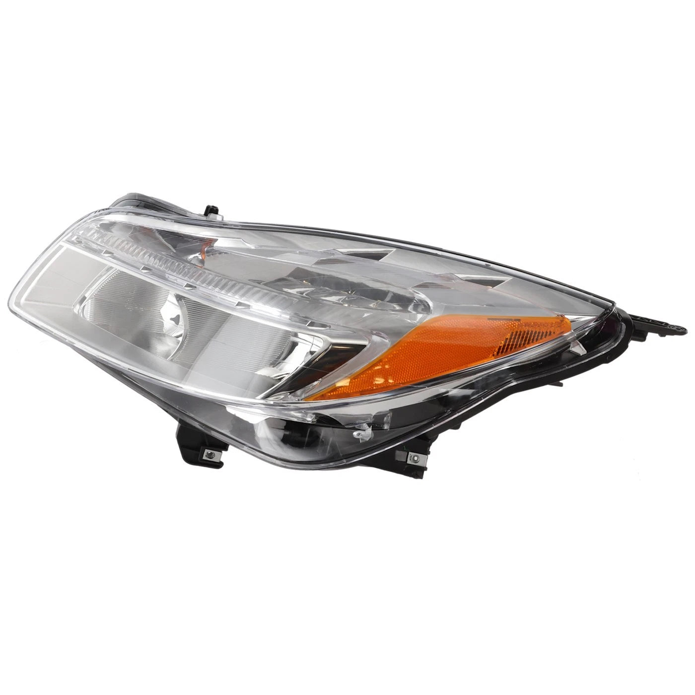 Driver and Passenger Side Headlight For Buick Regal 2011-2013 Halogen with Bulbs