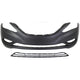 Front Bumper Cover Kit Includes Bumper Grille For 2011-2013 Hyundai Sonata CAPA