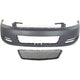 Bumper Cover and Grille Kit For 2006-2013 Chevrolet Impala Front Sedan Primed