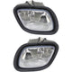 Fog Light Set For 2008-2017 Freightliner Cascadia Left and Right Side With Bulbs
