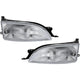 Halogen Headlight Set For 1995-1996 Toyota Camry Left & Right w/ Bulbs Pair