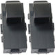 Window Switch Set For 08-14 Chevrolet Silverado 1500 GMC Sierra 1500 Rear Black