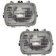 Left and Right Headlights For Ford F-350 Super Duty 1999-2010 Halogen w/ Bulb/s