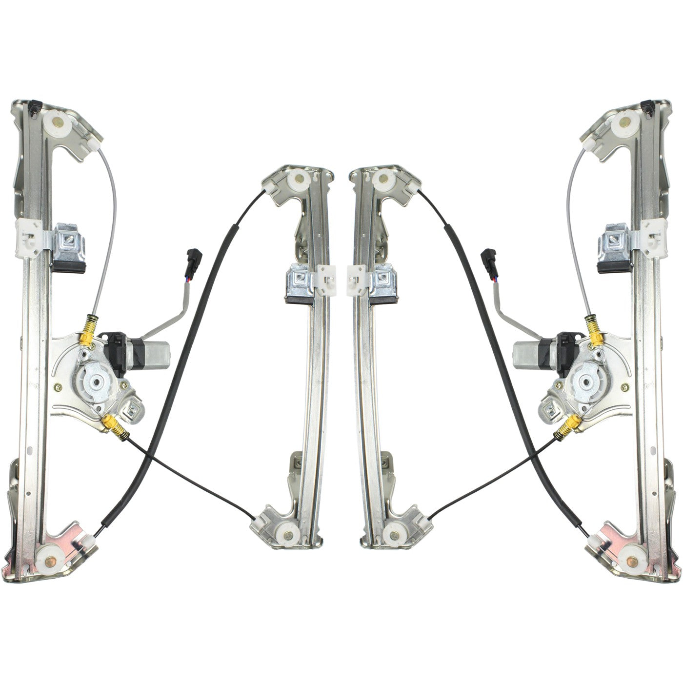 Power Window Regulator For 2004-2008 Ford F-150 Crew Cab Pickup Set of 2 Rear