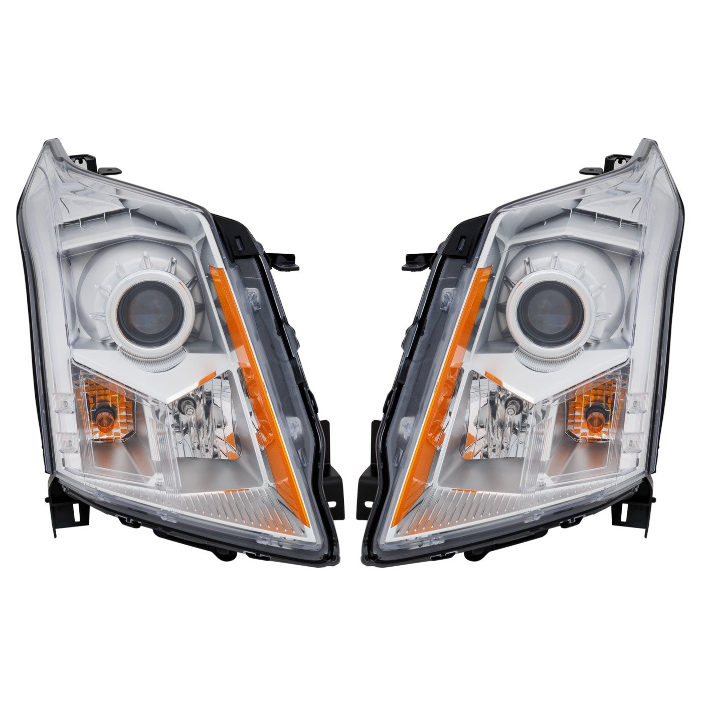 Halogen Headlight Set For 10-13 Cadillac SRX not For Vehicles with HID Headlight