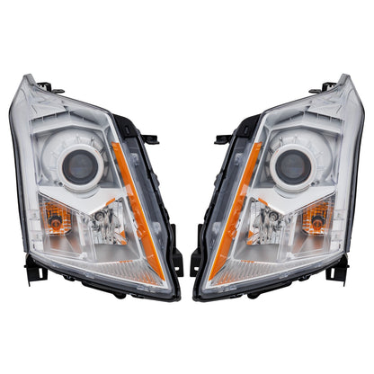 Halogen Headlight Set For 10-13 Cadillac SRX not For Vehicles with HID Headlight