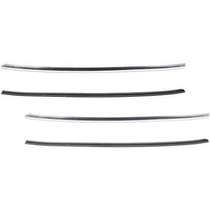 Front Bumper Trim Molding Set For 1998-2002 Mercury Grand Marquis Chrome