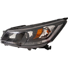 Driver Side Headlight For Honda Accord 2013-2015 Sedan 4 Cyl Halogen w/ Bulb(s)