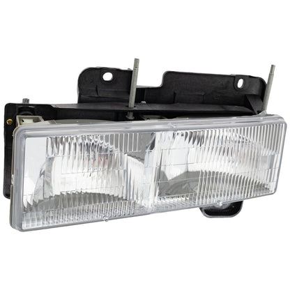 Headlight Kit For 1994-1999 GMC C1500 Suburban Driver and Passenger Side