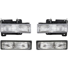 Headlight Kit For 1994-1999 GMC C1500 Suburban Driver and Passenger Side