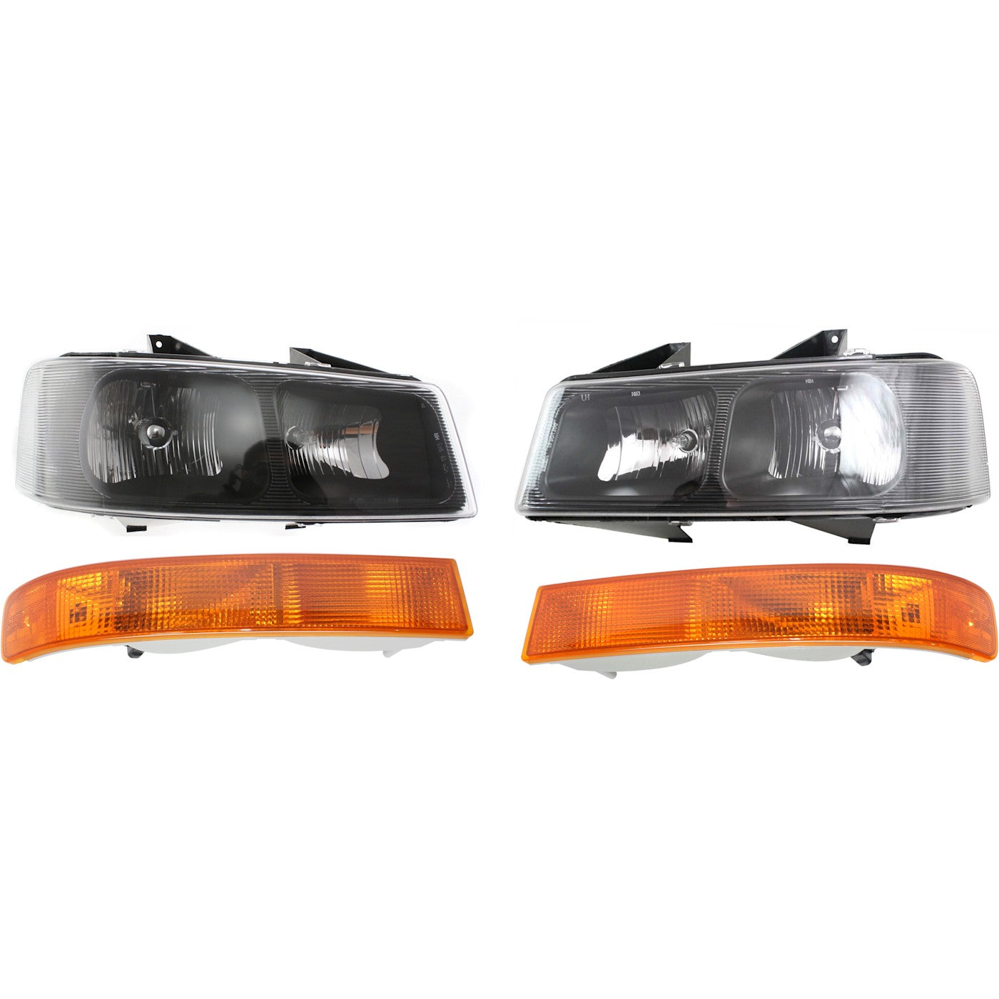 Headlight Kit For 2003-2021 Chevrolet Express 2500 LH RH Includes Parking Lights