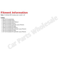 Power Mirror For 2007-2014 Cadillac Escalade Left Side Heated with Puddle Lamp