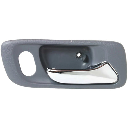 Interior Door Handle Set For 98-02 Honda Accord Front and Rear Sedan Gray Bezel