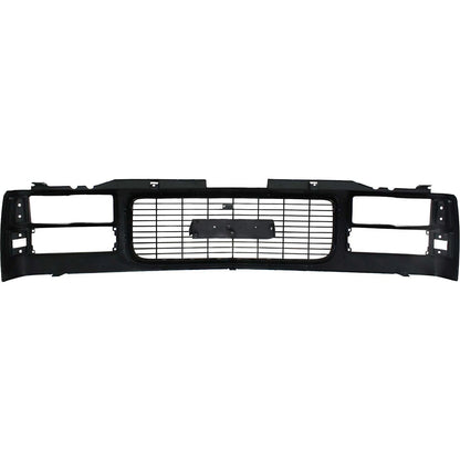 Grille Assy Black with Chrome Center For 94-98 GMC C1500 94-00 K1500 K2500 Yukon