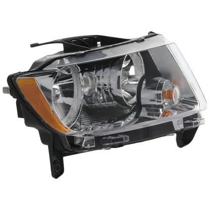 Passenger Side Headlight For Jeep Grand Cherokee 2011-2013 Halogen with Bulb(s)