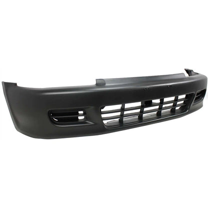 Front & Rear Bumper Cover Set For 1992-1995 Honda Civic Hatchback Primed Plastic