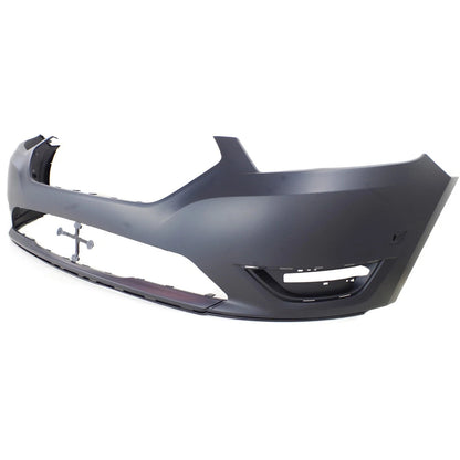 Bumper Cover For 2013-2017 Ford Taurus With Sensor Holes Front Primed CAPA