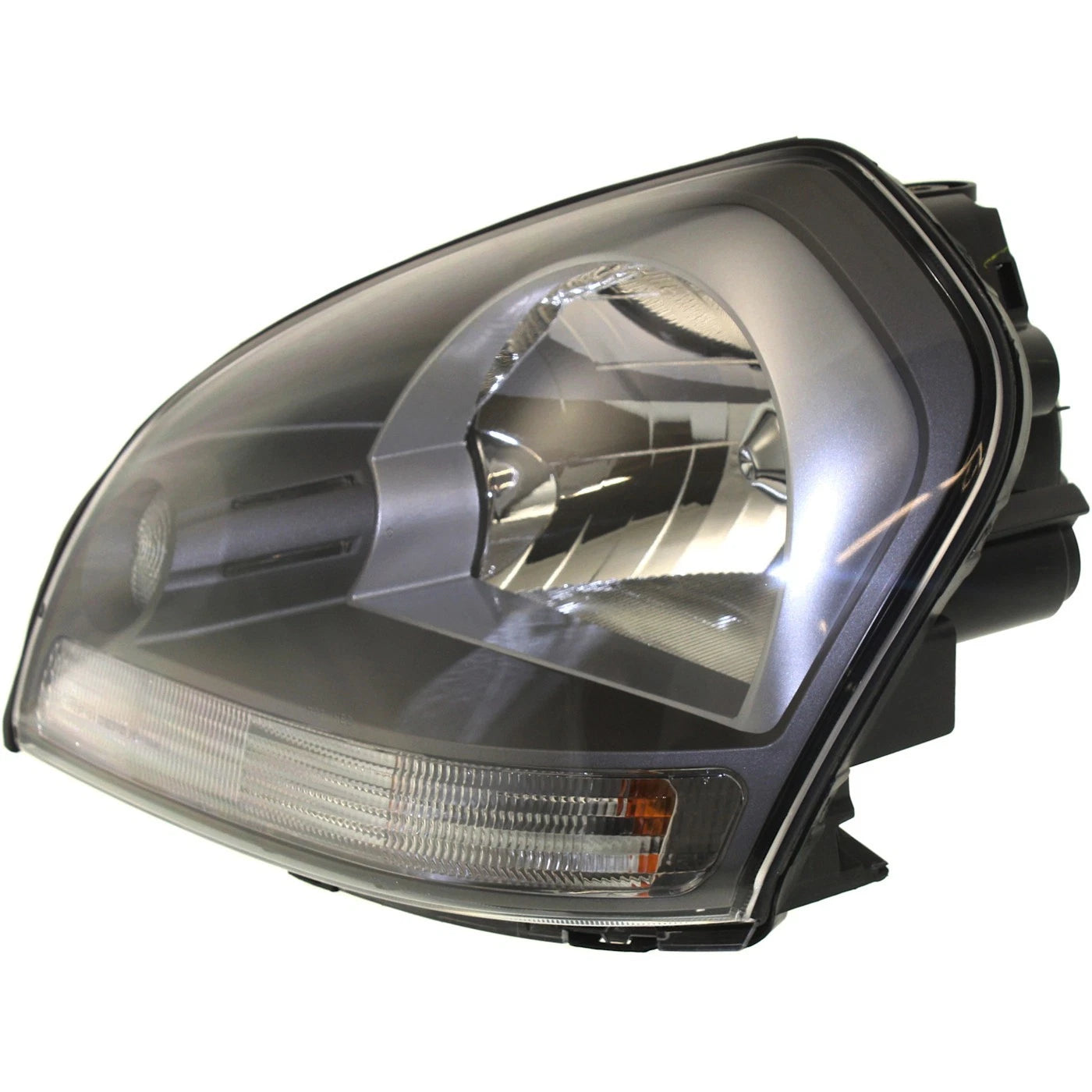 Left and Right Headlights For Hyundai Tucson 2005-2009 Halogen w/ Bulbs w/ Clear