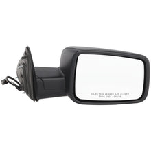 Mirror For 2013-2022 Ram 1500 2500 3500 Manual Folding Right Textured Black