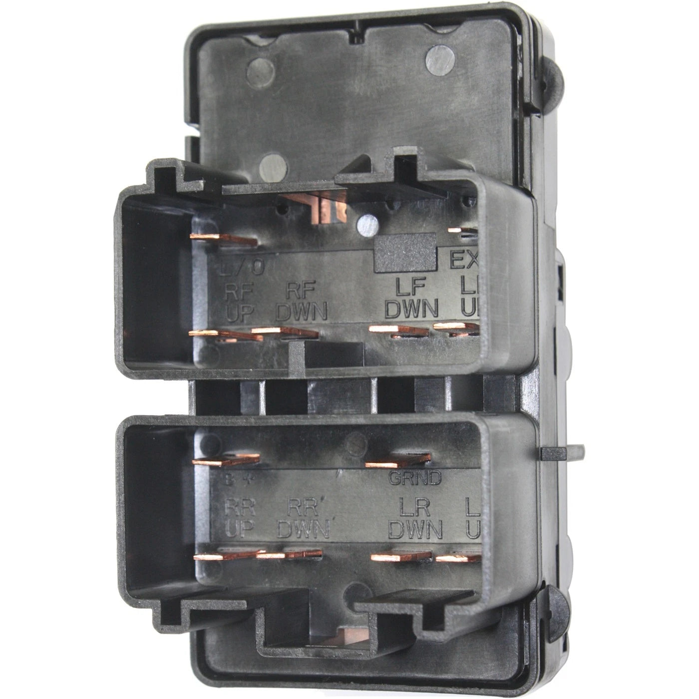 Window Switch For 1998-2002 Lincoln Town Car Front Driver Side 5-Button Chrome