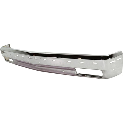 1-Piece Front Bumper For Chevrolet S10 1991-1993 Bright Replaces# 15990617