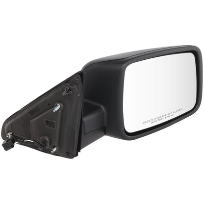 Mirror For 2013-2022 Ram 1500 2500 3500 Manual Folding Right Textured Black