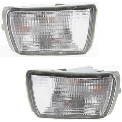 Turn Signal Light For 2003-2005 Toyota 4Runner Plastic Lens LH & RH Set of 2