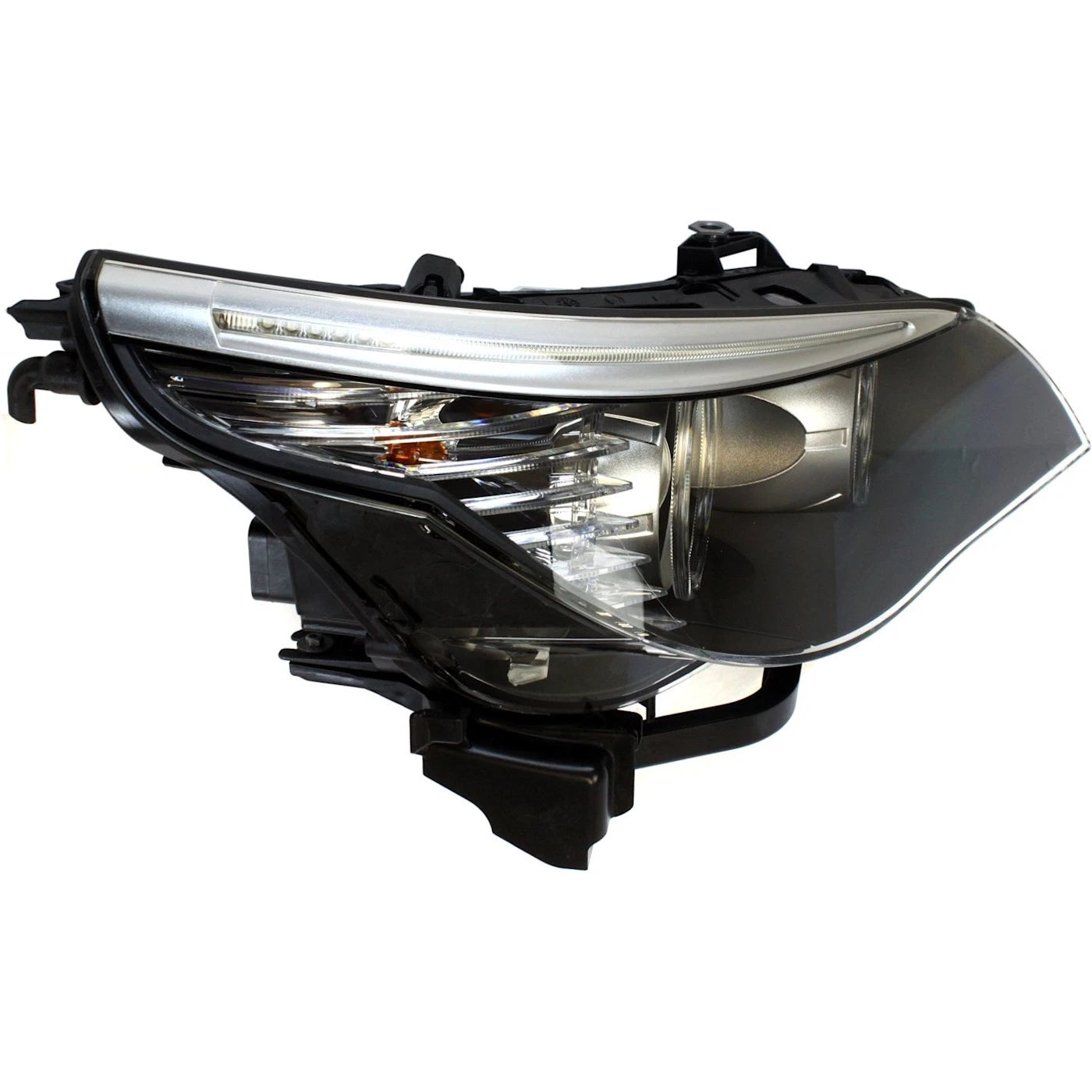 Driver and Passenger Headlight For BMW 528i 2008-2010 Base Halogen with Bulb(s)