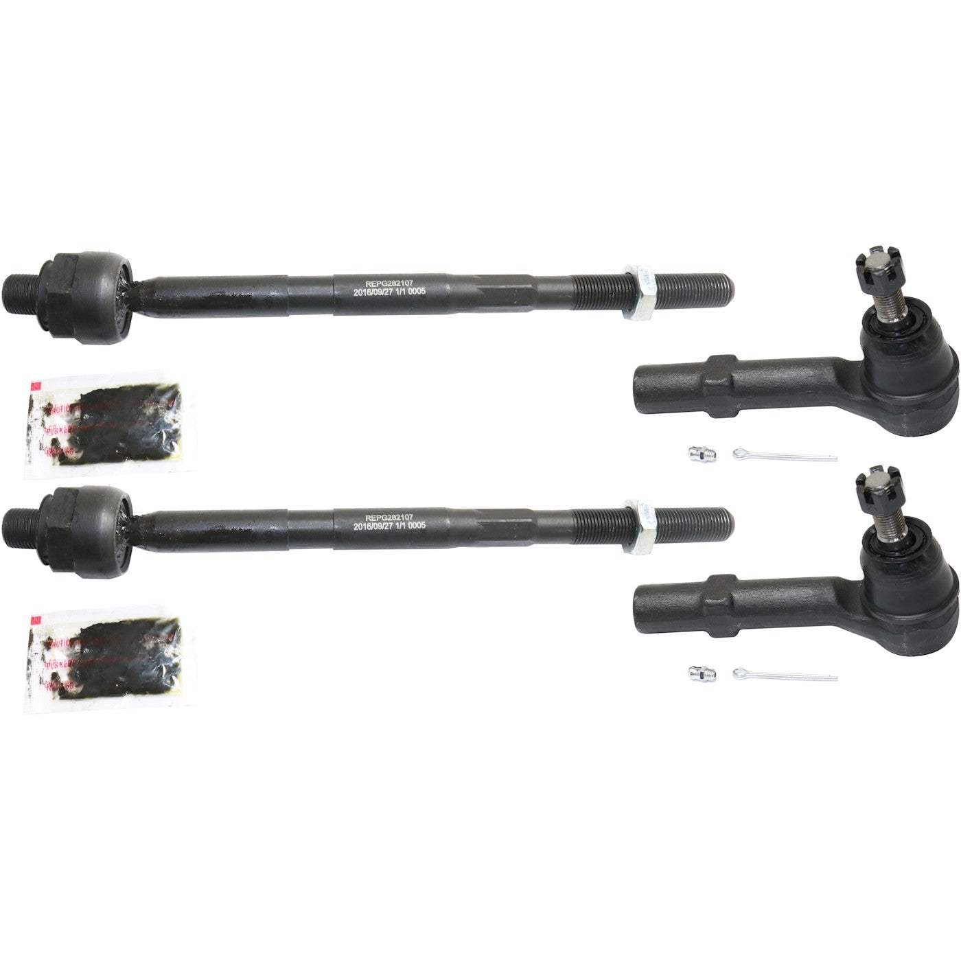 Tie Rod End For 2009-2017 Chevrolet Traverse Front Left & Right Inner and Outer