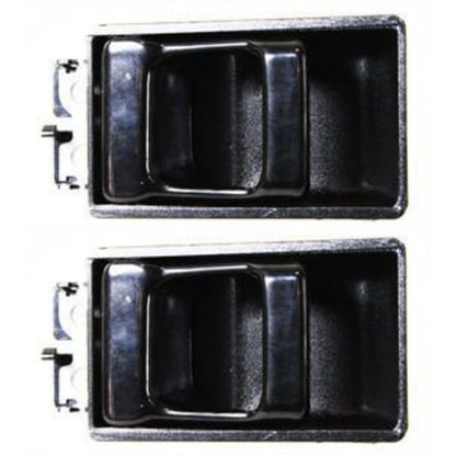 Inside Interior Black Door Handle Pair for Nissan Pickup Truck D21 Hardbody