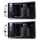 Inside Interior Black Door Handle Pair for Nissan Pickup Truck D21 Hardbody