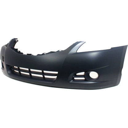 Bumper Cover Kit For 2010-2012 Nissan Altima Sedan with Fog Light Holes Front
