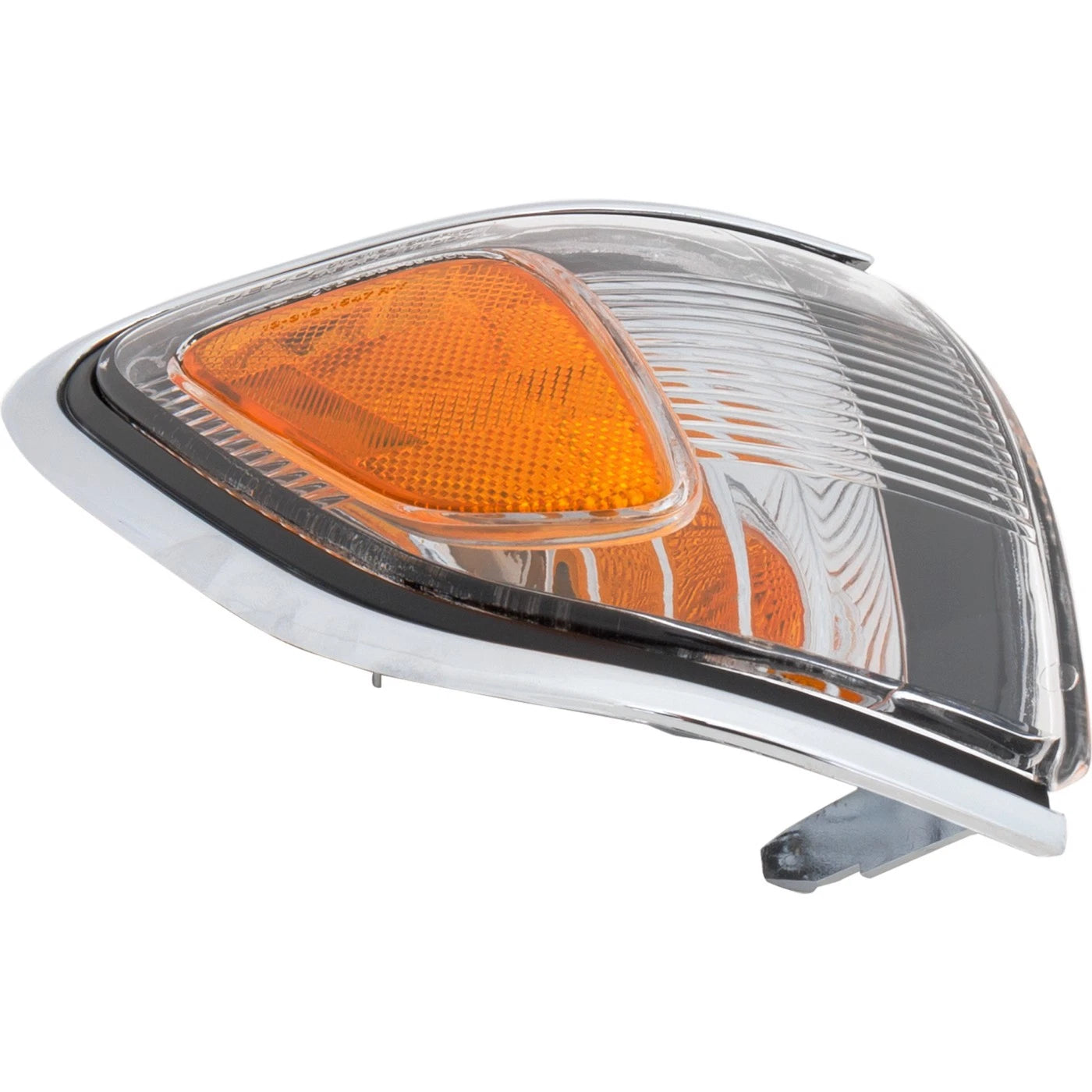 Corner Light For 2001-04 Toyota Tacoma with Bulb and Chrome Trim Passenger Side
