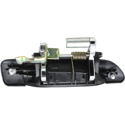 Door Handle Set For 2001-2005 Honda Civic Chrome Lever Black Housing Outer 4Pc