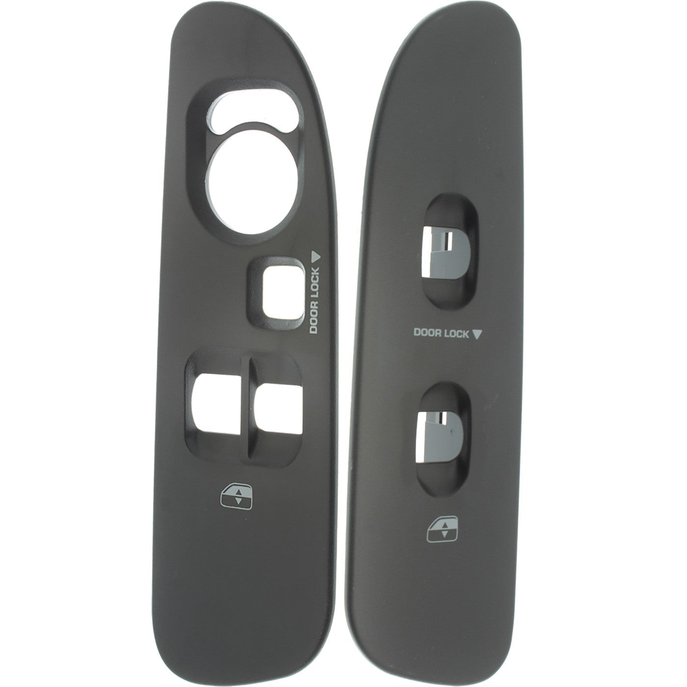 Window Switch Bezels Set of 2 Front Driver & Passenger Side for Ram Truck Pair