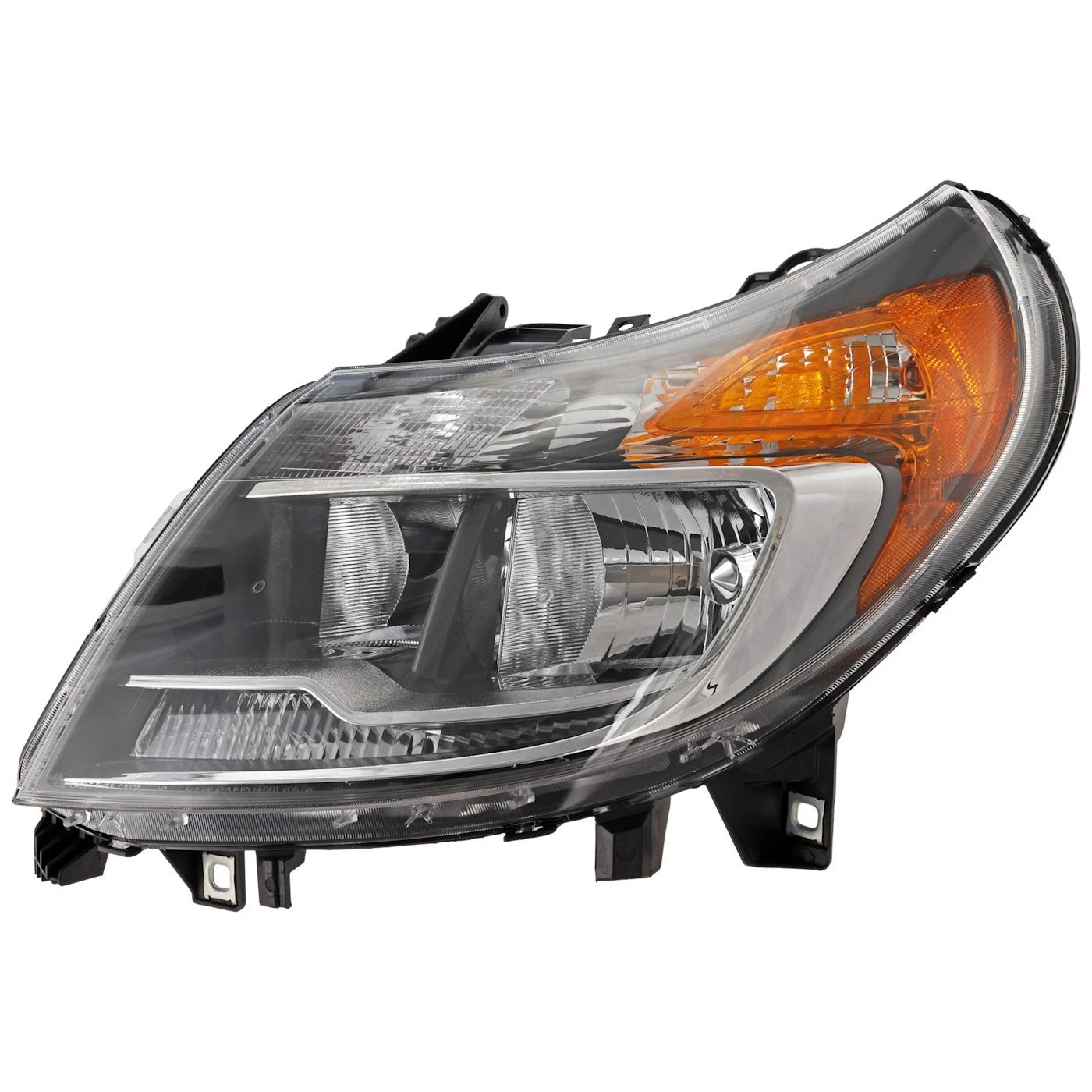 Headlight Assembly Set For 14-22 RAM ProMaster 1500 2500 3500 Halogen With DRL