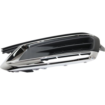 Fog Light Cover Set For 2015 Chevrolet Cruze 16 Cruze Limited Sedan Black Front