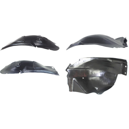 Set of 4 Fender Liner For Ford Mustang 2005-2009 Front Driver Side Base