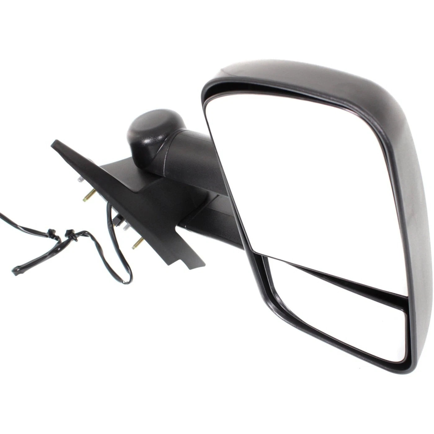 Tow Towing Mirror Power Heated Textured Black Pair Set of 2 For GM Pickup SUV