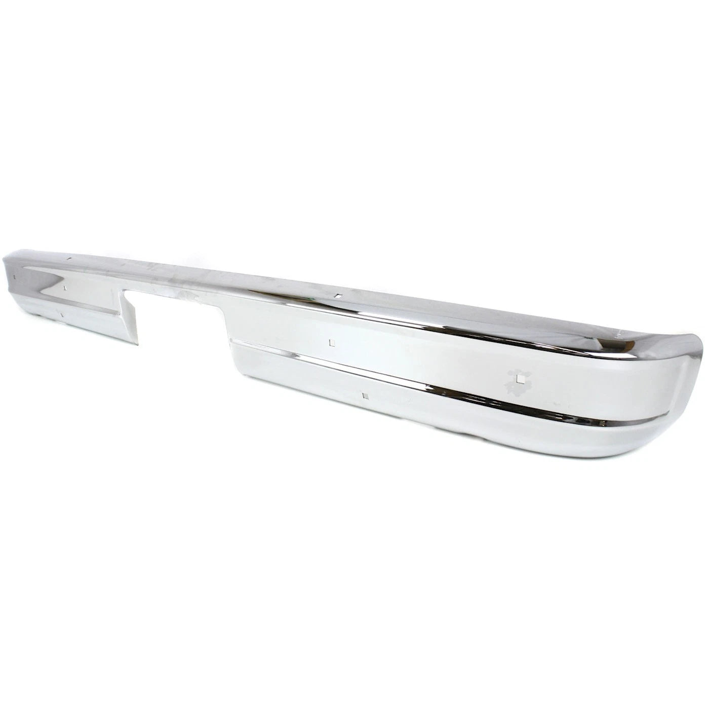 Step Bumper For Chevrolet G20 1978-1995 Rear Early Design Bright