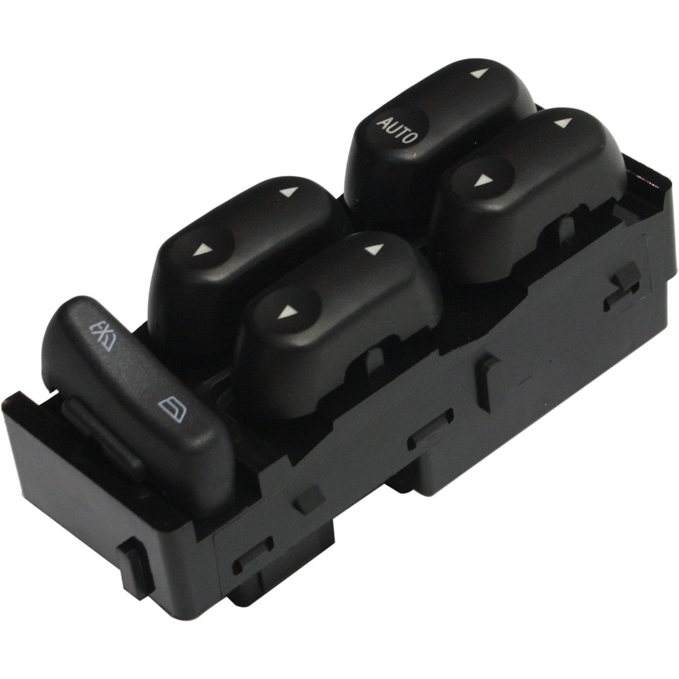 Window Switch For 2002-04 Ford F-250 Super Duty Front Left Black 4-Door 5 Button