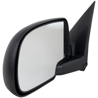 Mirror For 99-06 GMC Sierra 1500 Chevrolet Silverado 1500 LH Manual Glass Adjust