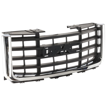 Grille For 2007-2008 GMC Sierra 1500 2007-2010 Sierra 2500 HD Plastic
