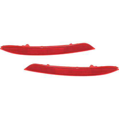 Bumper Reflector Set For 2016-2017 Honda Accord 33505T2AA11 33555T2AA11 Rear 2Pc